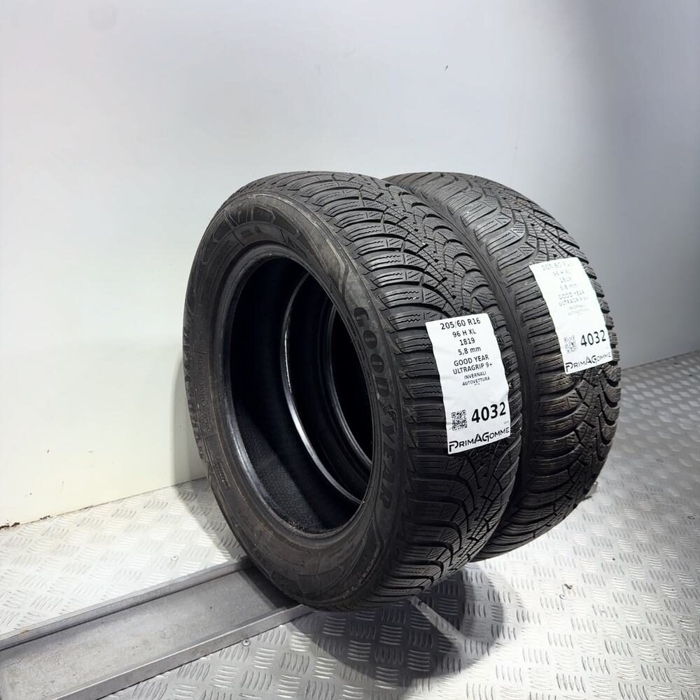 Gomme Usate 205 60 R16 96H XL GoodYear Ultragrip 9+ 83% Invernali - immagine 8