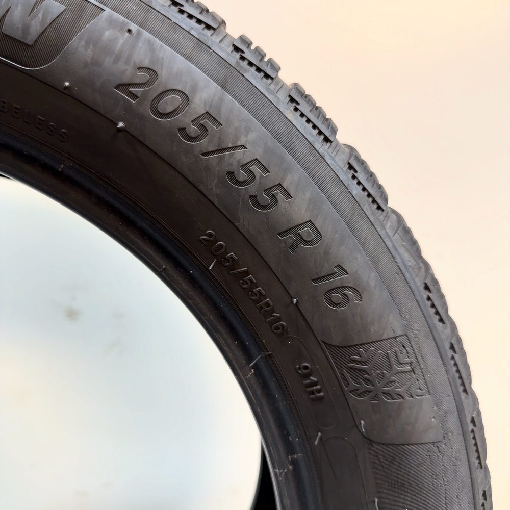 Gomma Usata 205 55 R16 91H Michelin Alpin 6 74% Invernale - immagine 8