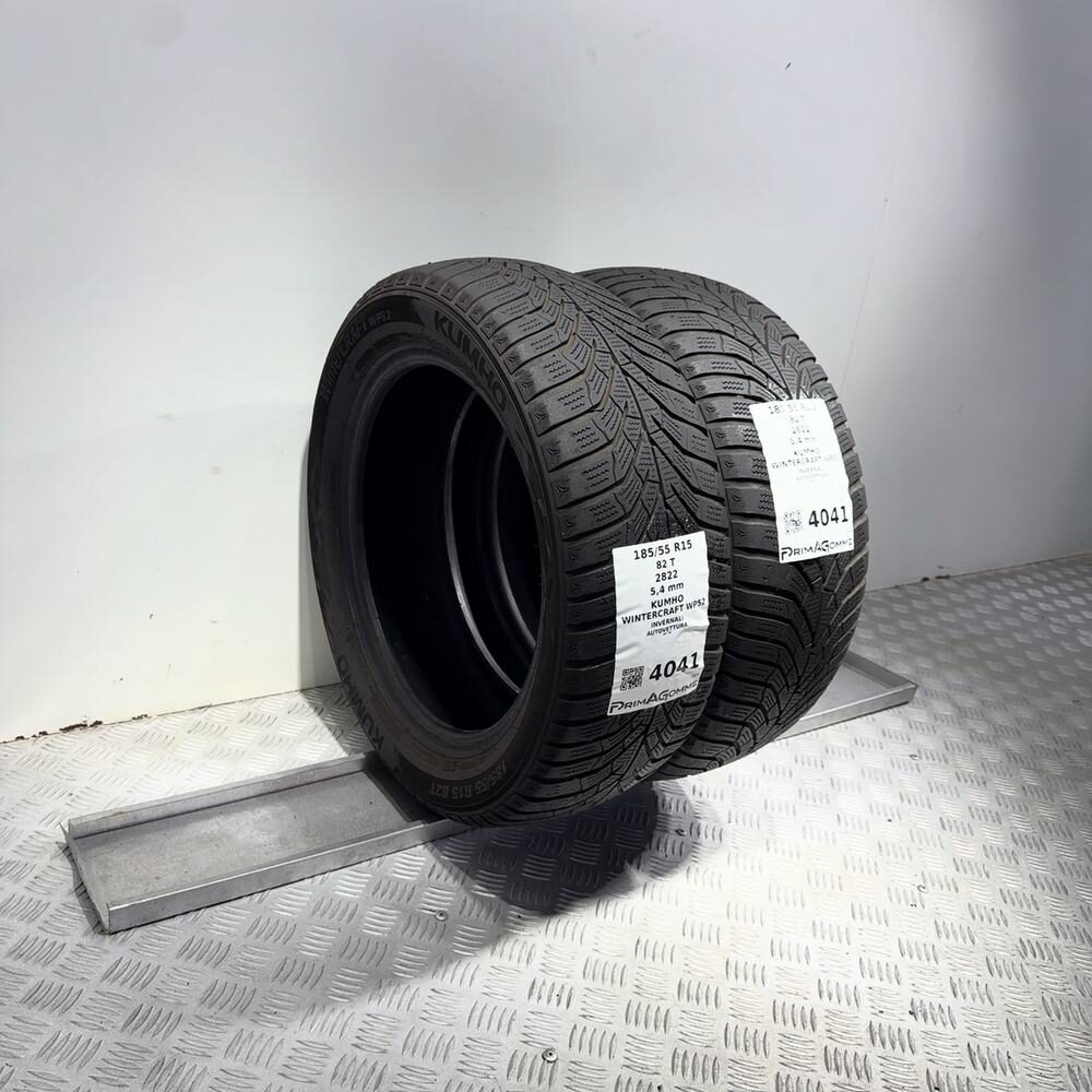 Gomme Usate 185 55 R15 82T Kumho Wintercraft WP52 77% Invernali - immagine 8