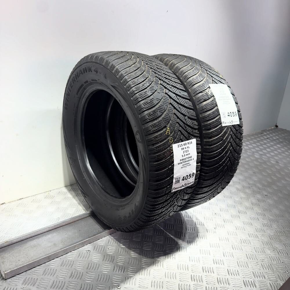 Gomme Usate 215 60 R16 99H XL Firestone Winterhawk 4 71% Invernali - immagine 8