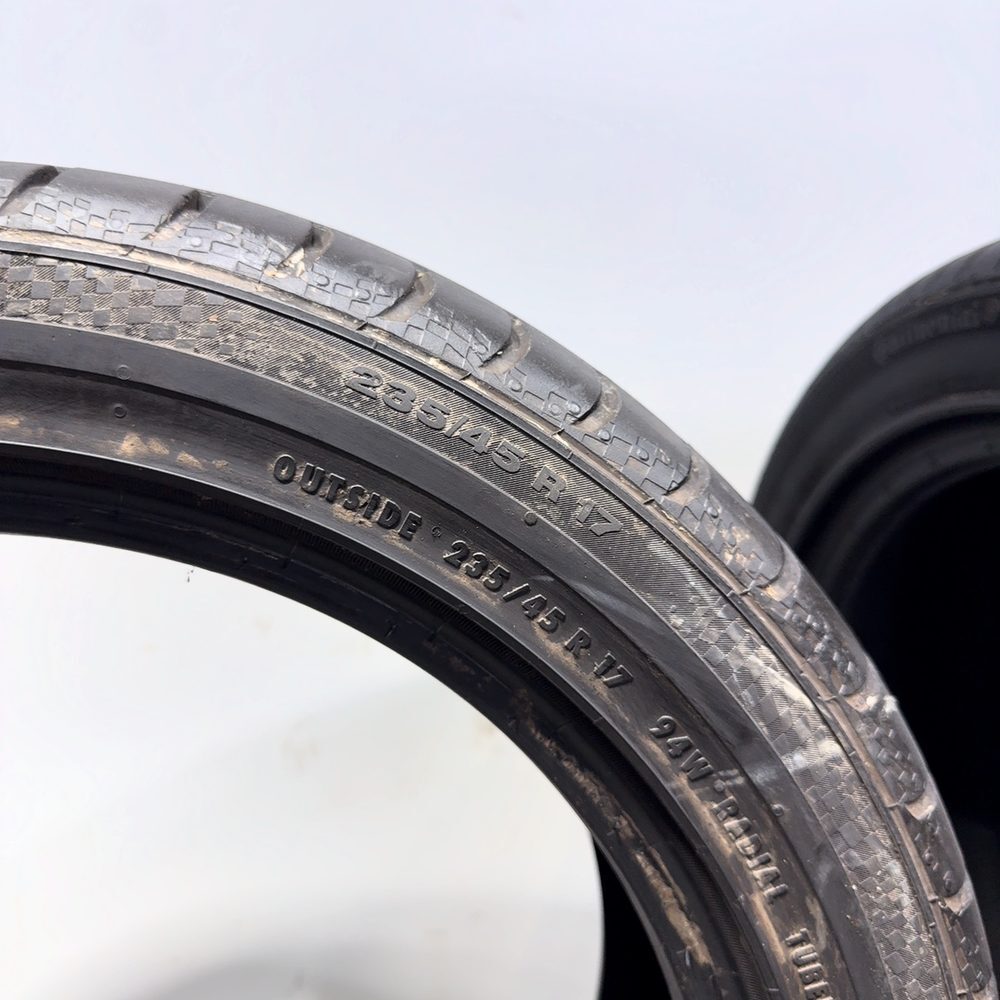 Gomme Usate 235 45 R17 94W Continental Contisportcontact 3 98% Estive - immagine 8