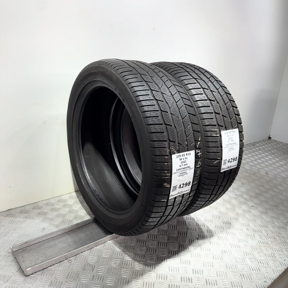 Gomme Usate 235 45 R19 99V XL Continental Contiwintercontact TS830 P Invernali - immagine 8