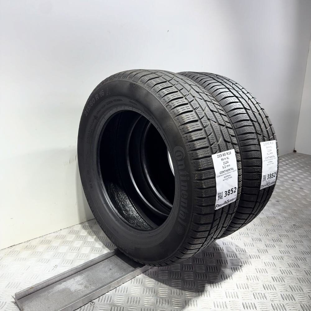 Gomme Usate 215 60 R16 99H XL Continental Contiwintercontact TS830P Invernali - immagine 8