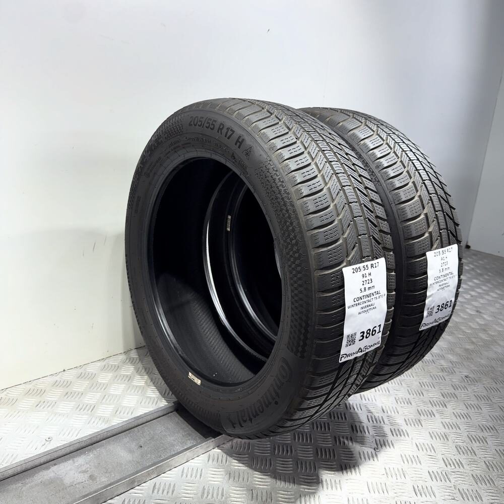Gomme Usate 205 55 R17 91H Continental Wintercontact TS 870 P 83% Invernali - immagine 8