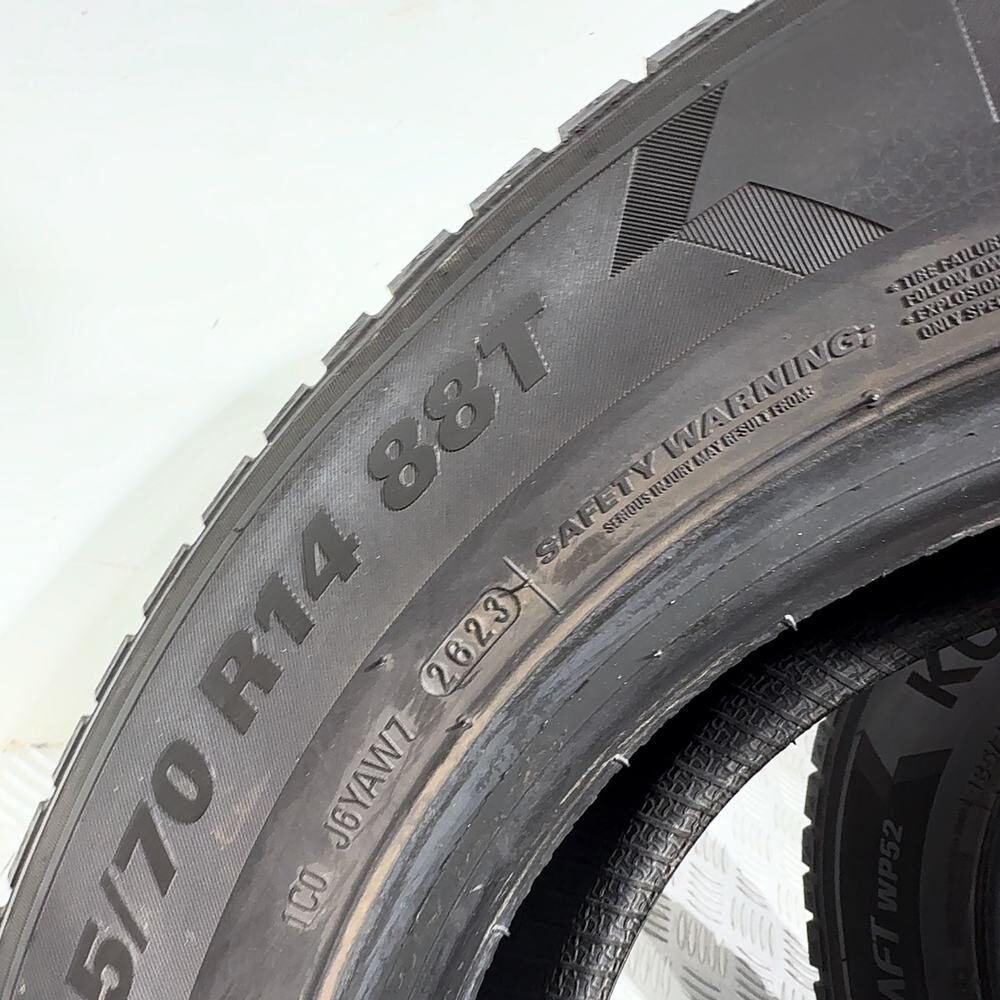 Gomme Usate 185 70 R14 88T Kumho Wintercraft WP52 Invernali - immagine 8