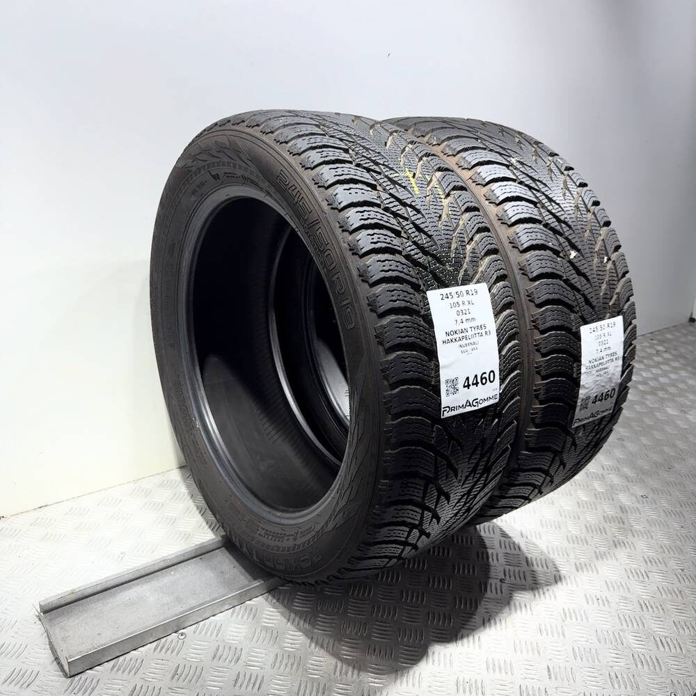 Gomme Usate 245 50 R19 XL 105R Nokian Tyres Hakkapeliitta R3 98% Invernali - immagine 8