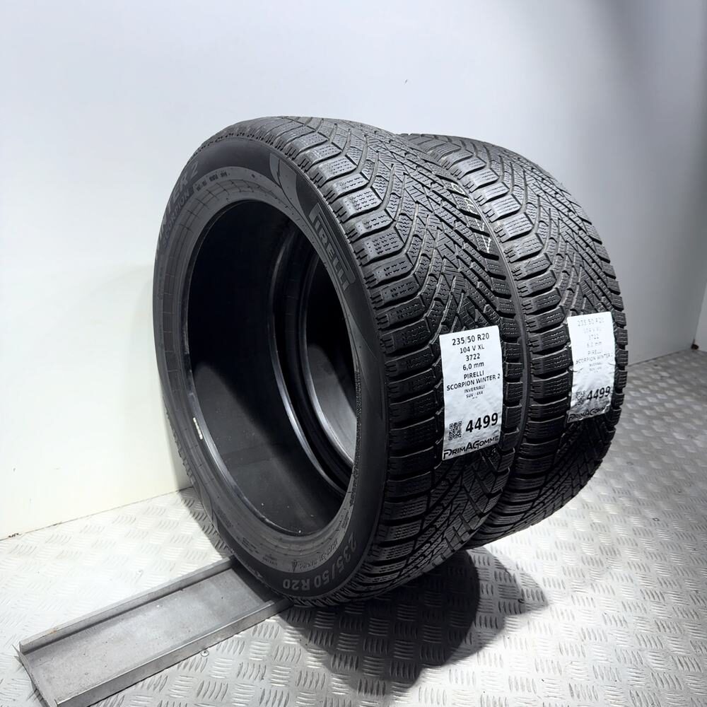Gomme Usate 235 50 R20 104V XL Pirelli Scorpion Winter 2 86% Invernali - immagine 8