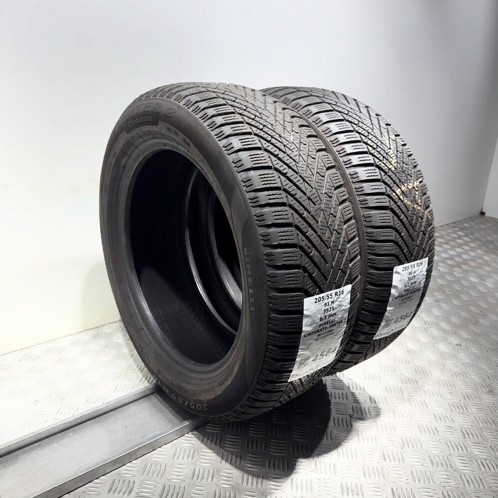 Gomme Usate 205 55 R16 91H Pirelli Cinturato Winter 2 87% Invernali - immagine 8