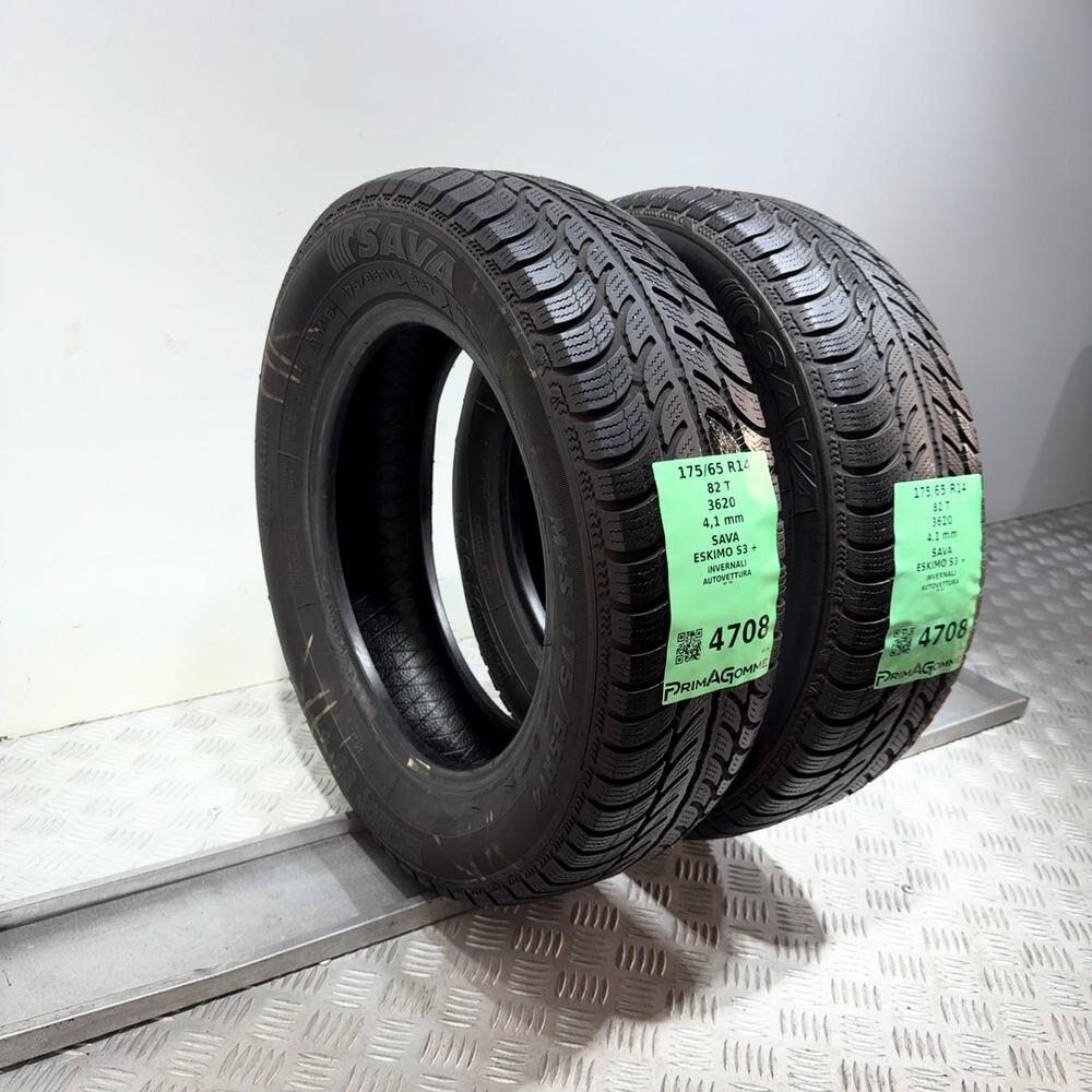 Gomme Usate 175 65 R14 82T Sava Eskimo S3 + Invernali - immagine 8