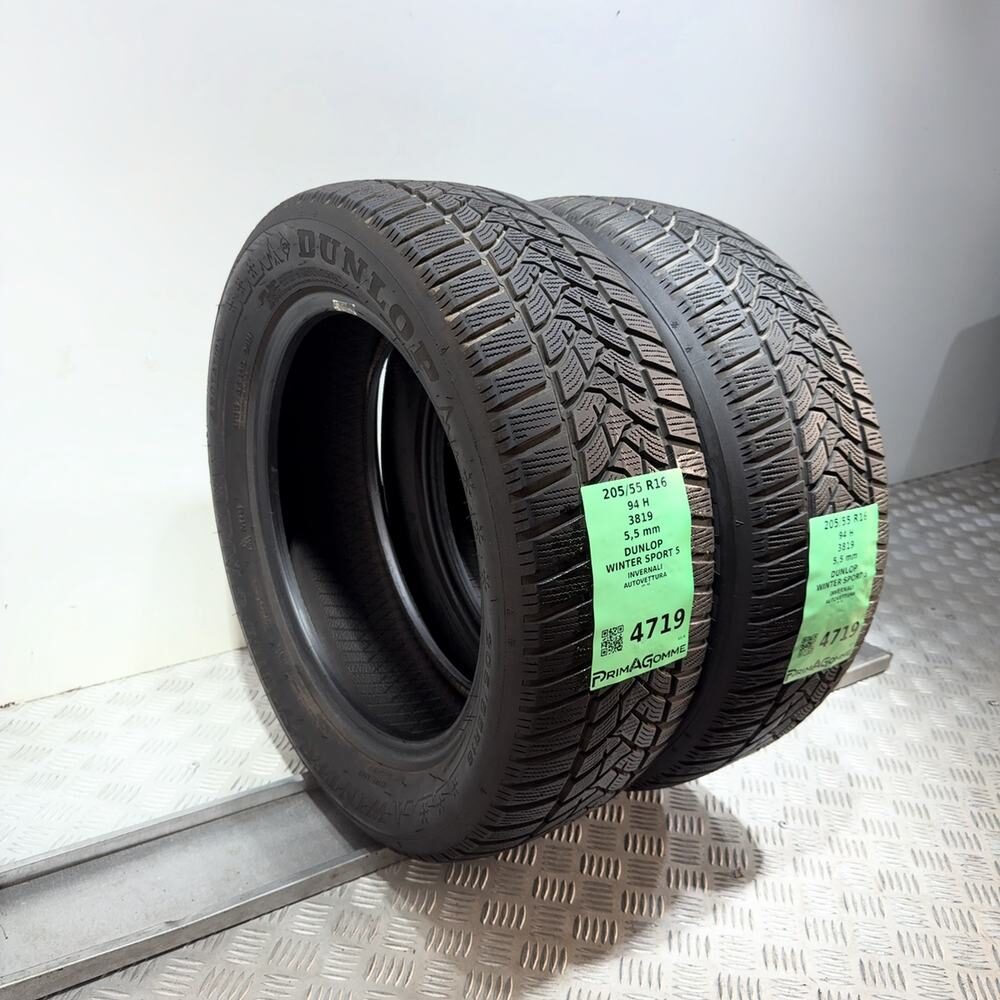 Gomme Usate 205 55 R16 94H Dunlop Winter Sport 5 79% Invernali - immagine 8