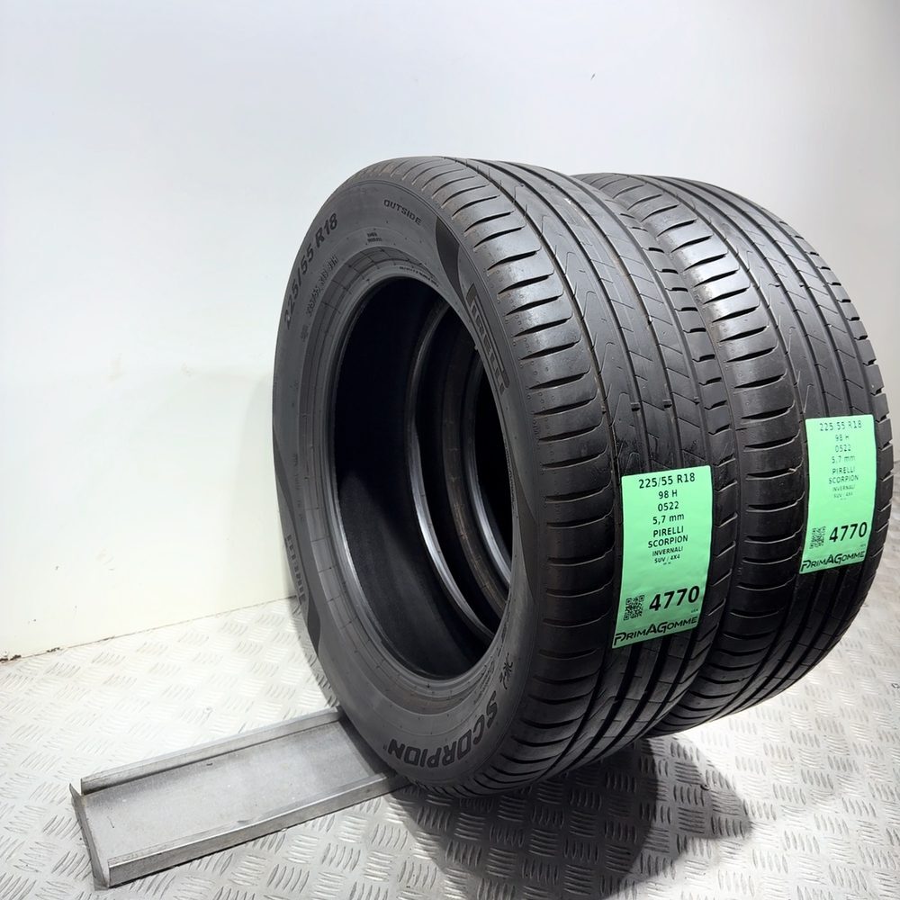 Gomme Usate 225 55 R18 98H Pirelli Scorpion 81% Invernali - immagine 8
