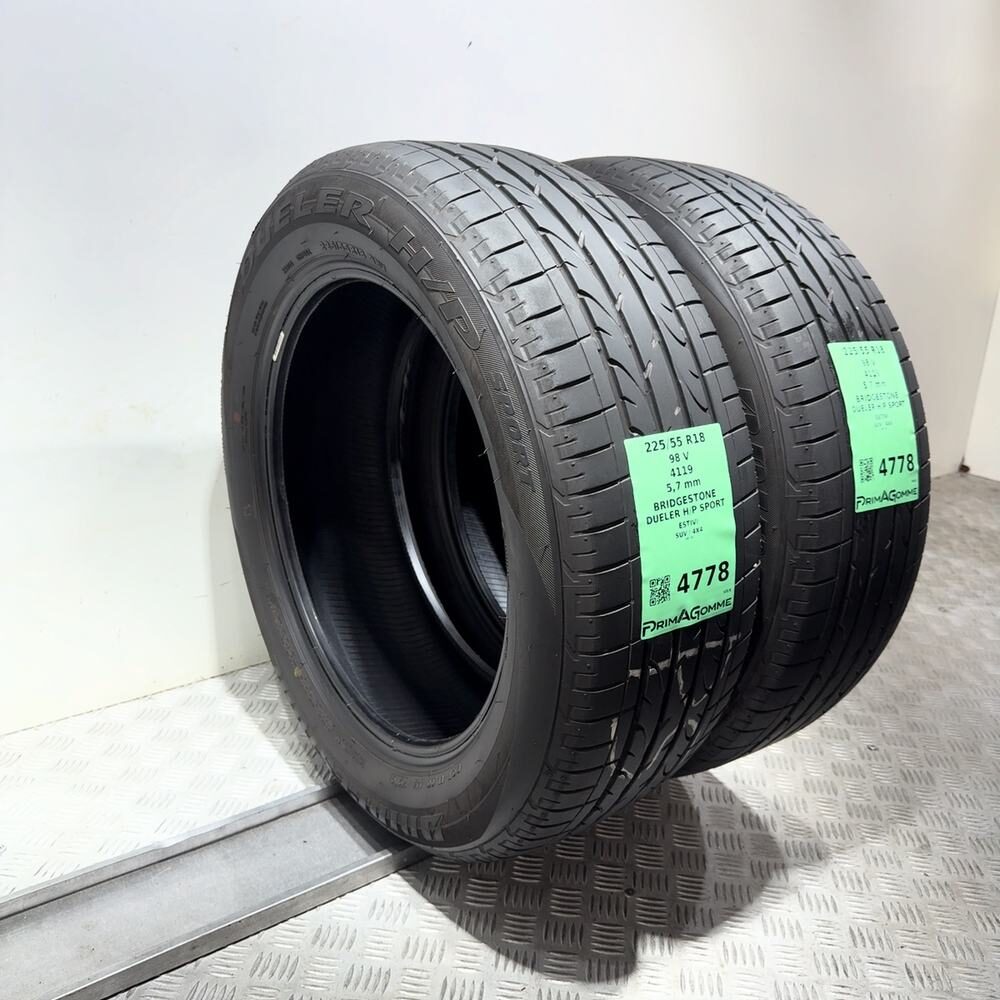 Gomme Usate 225 55 R18 98V Bridgestone Dueler H/P Sport 81% Estive - immagine 8