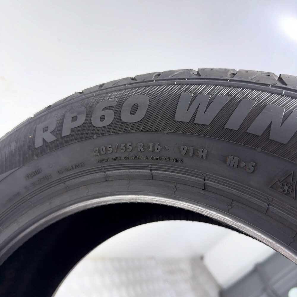 Gomma Usata 205 55 R16 91H Platin RP60 Winter 98% Invernale - immagine 8