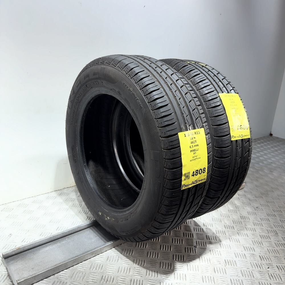 Gomme Usate 195 60 R15 88H Pirelli P7 93% Estive - immagine 8