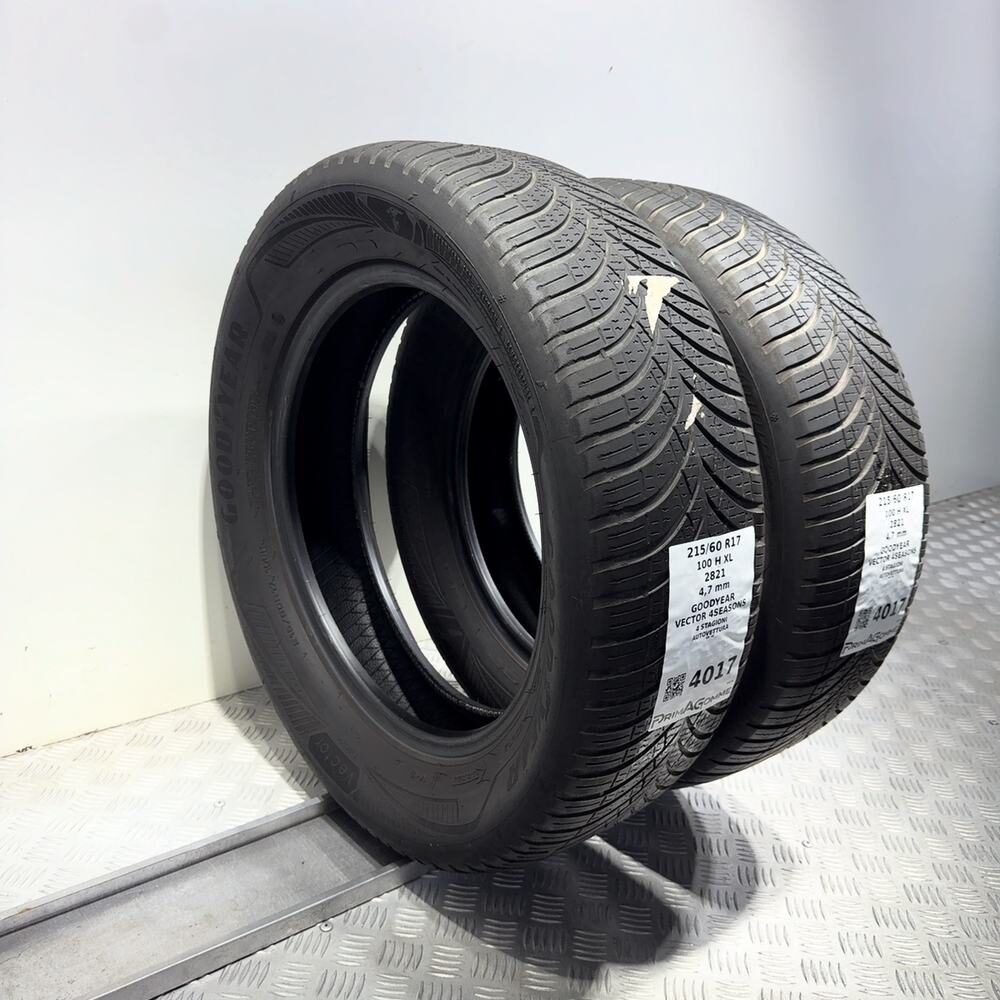 Gomme Usate 215 60 R17 XL 100H Goodyear Vector 4Seasons 4 Stagioni - immagine 8
