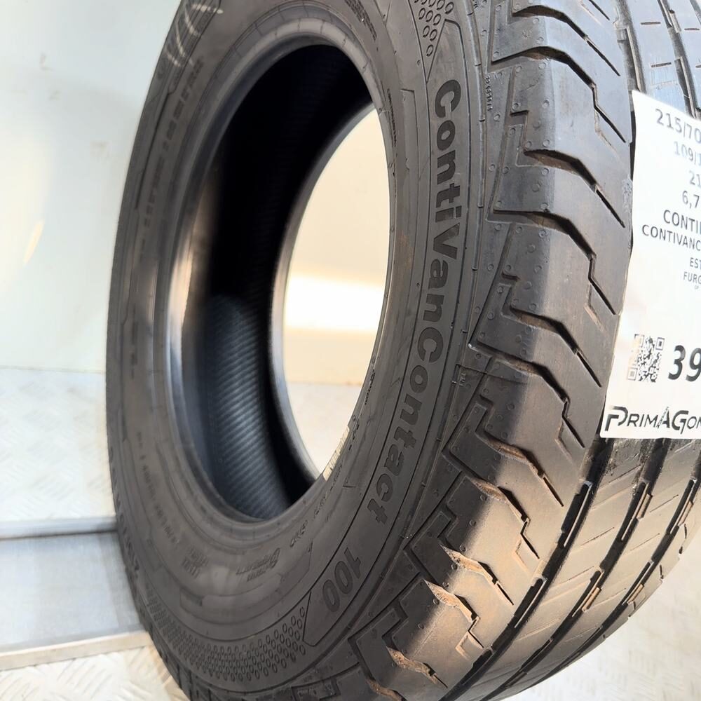 Gomma Usata 215 70 R15C 109/107S Continental Contivancontact 100 96% Estivo - immagine 9