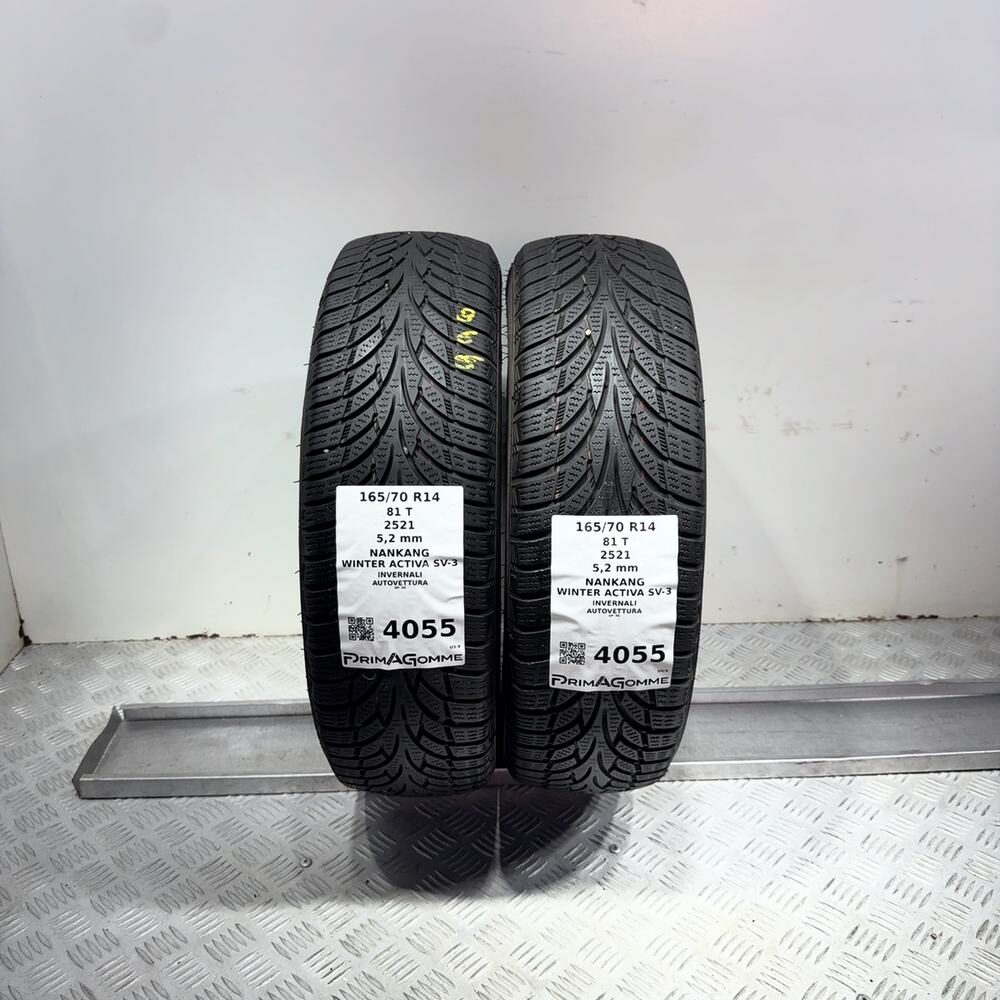 Gomme Usate 165 70 R14 81T Nankang Winter Activa SV-3 74% Invernali - immagine 9