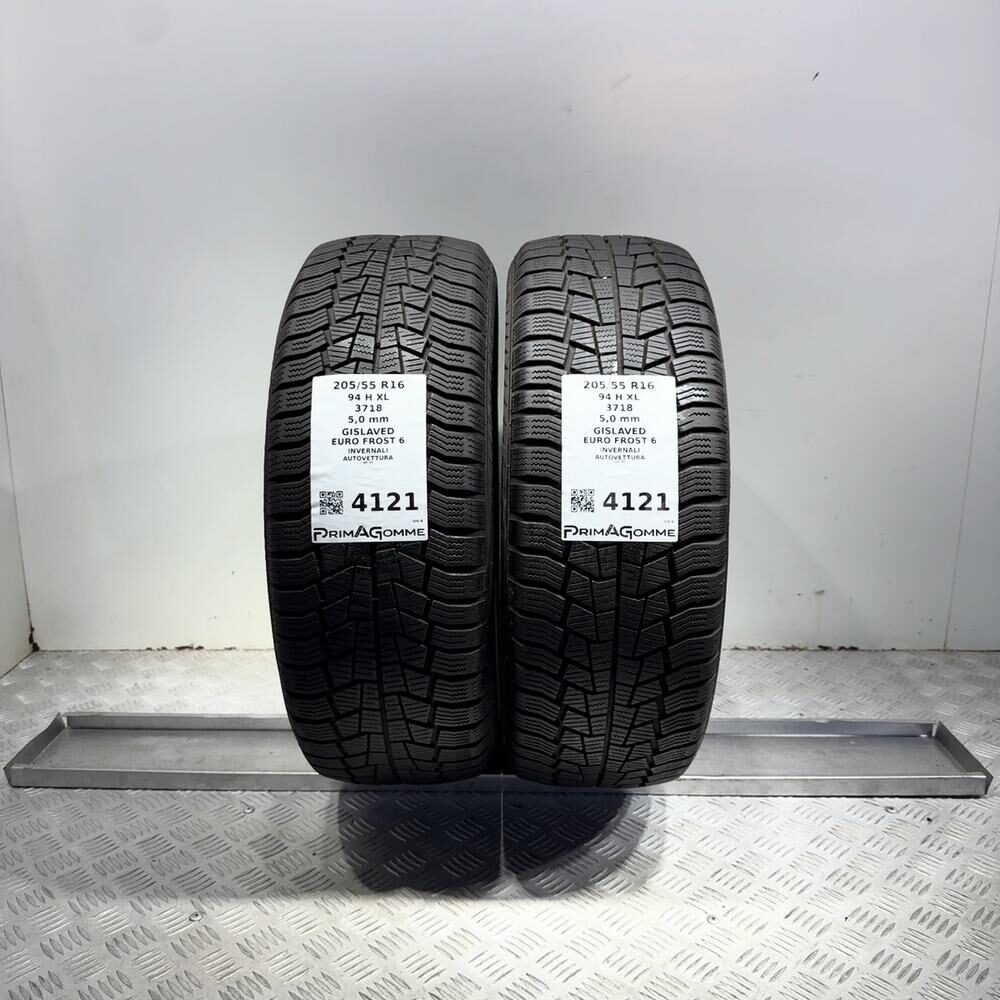 Gomme Usate 205 55 R16 94H XL Gislaved Euro Frost 6 71% Invernali - immagine 9