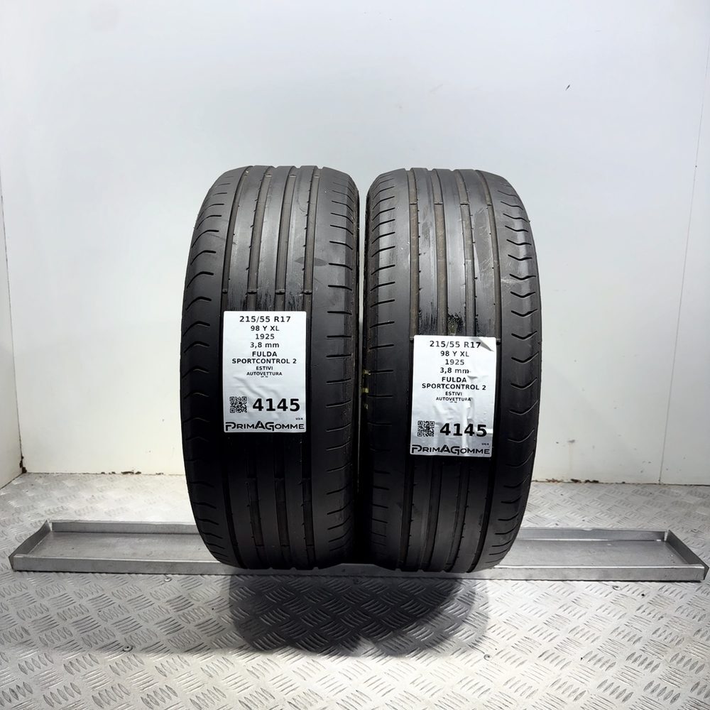 Gomme Usate 215 55 R17 XL 98Y Fulda Sportcontrol 2 Estive - immagine 9