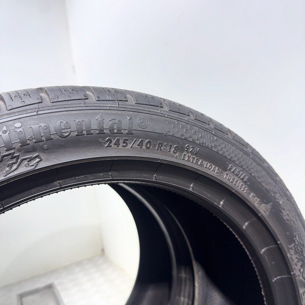 Gomme Usate 245 40 R18 97V XL Continental Contiwintercontact TS 810S Invernali - immagine 9