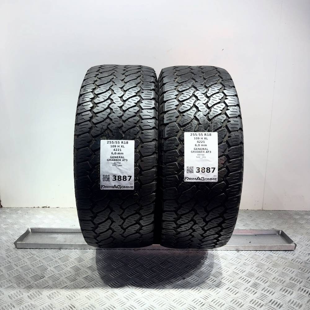 Gomme Usate 255 55 R18 XL 109H General Grabber AT3 86% Estive - immagine 9