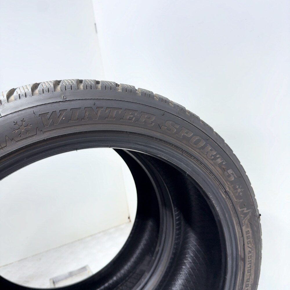 Gomme Usate 225 45 R18 95V XL Dunlop Winter Sport 5 90% Invernali - immagine 9