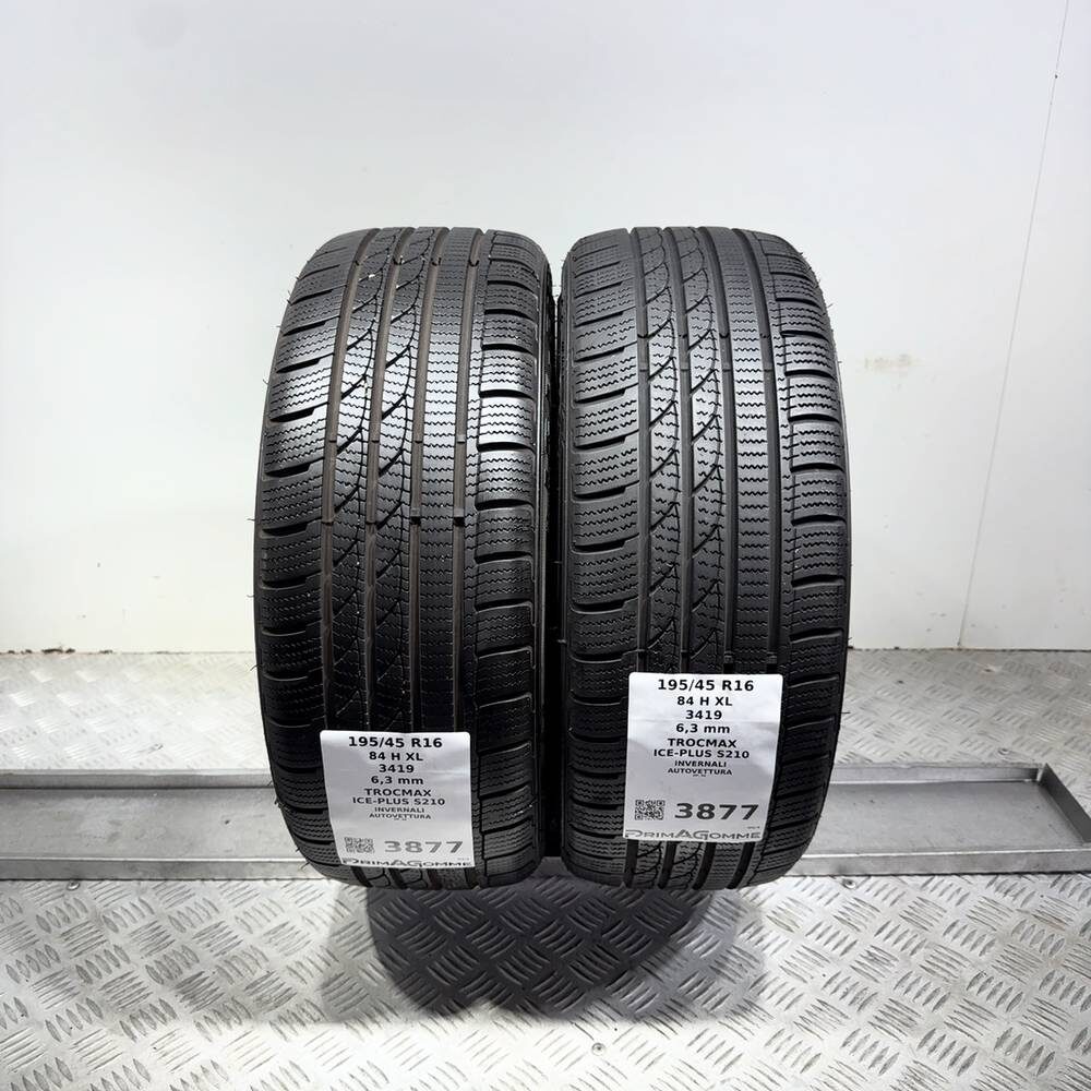 Gomme Usate 195 45 R16 84H XL Tracmax Ice-Plus S210 90% Invernali - immagine 9