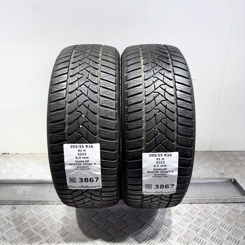 Gomme Usate 205 55 R16 91H Dunlop Winter Sport 5 93% Invernali - immagine 9
