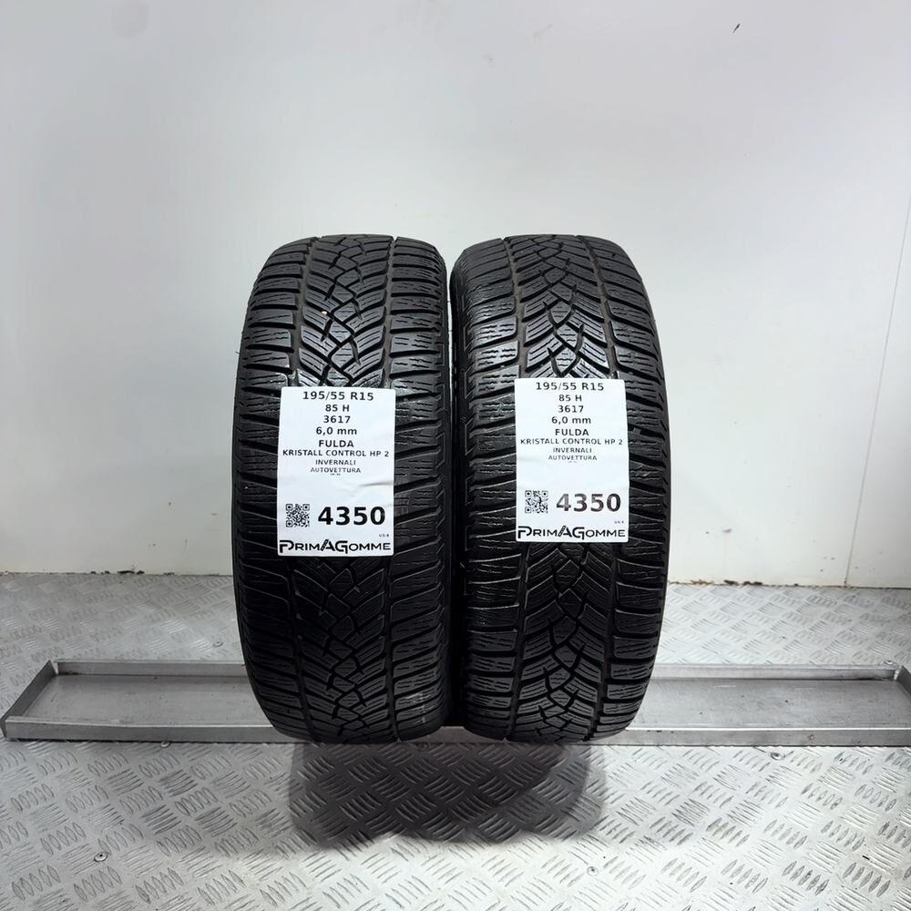 Gomme Usate 195 55 R15 85H Fulda Kristall Control HP 2 86% Invernali - immagine 9