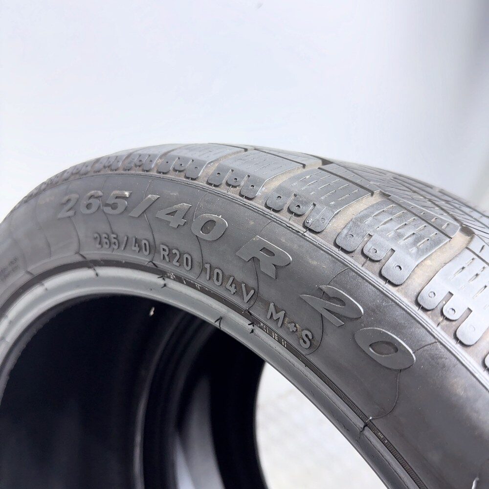 Gomme Usate 265 40 R20 104V XL Pirelli Sottozero Winter 240 Serie II Invernali - immagine 9