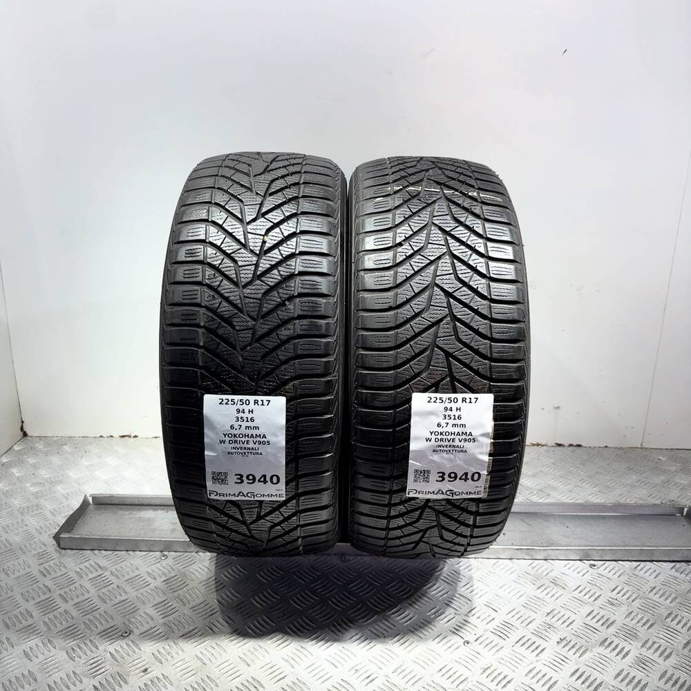 Gomme Usate 225 50 R17 94H Yokohama W Drive V905 96% Invernali - immagine 9