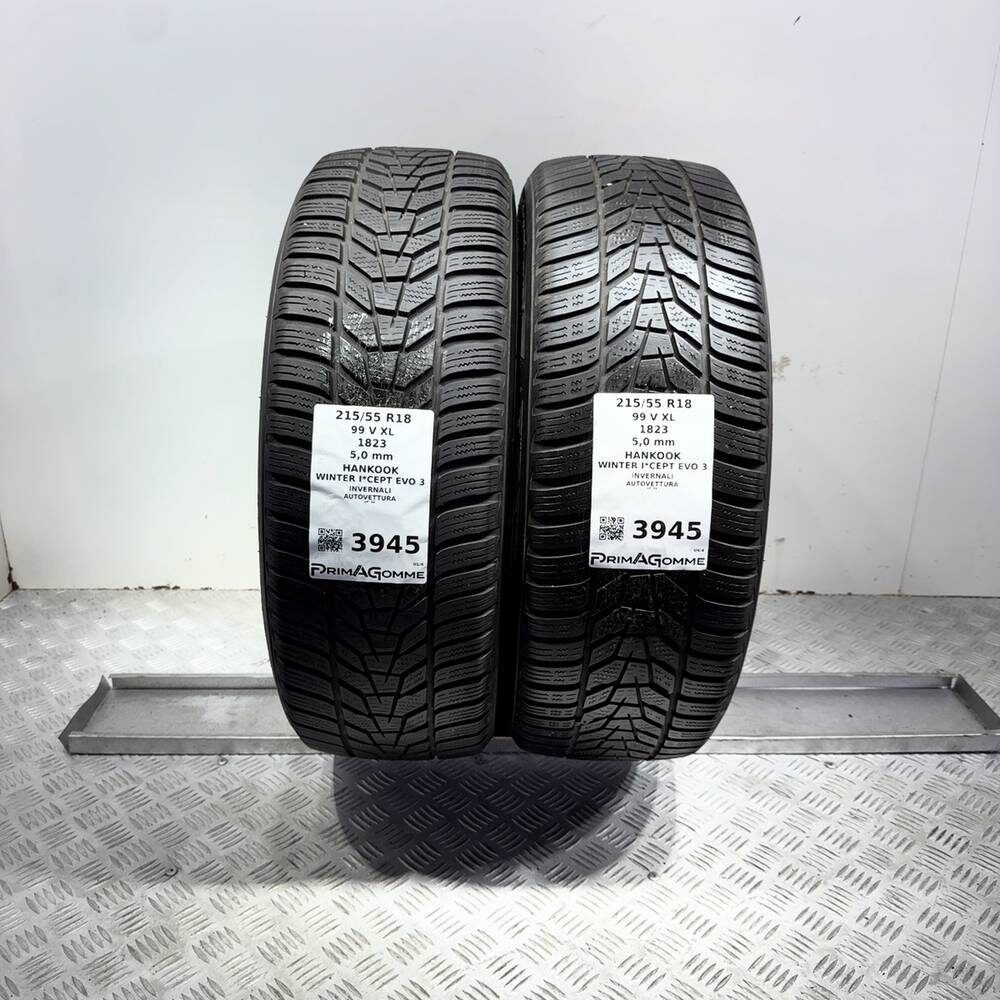 Gomme Usate 215 55 R18 XL 99V Hankook Winter I*Cept Evo 3 71% Invernali - immagine 9