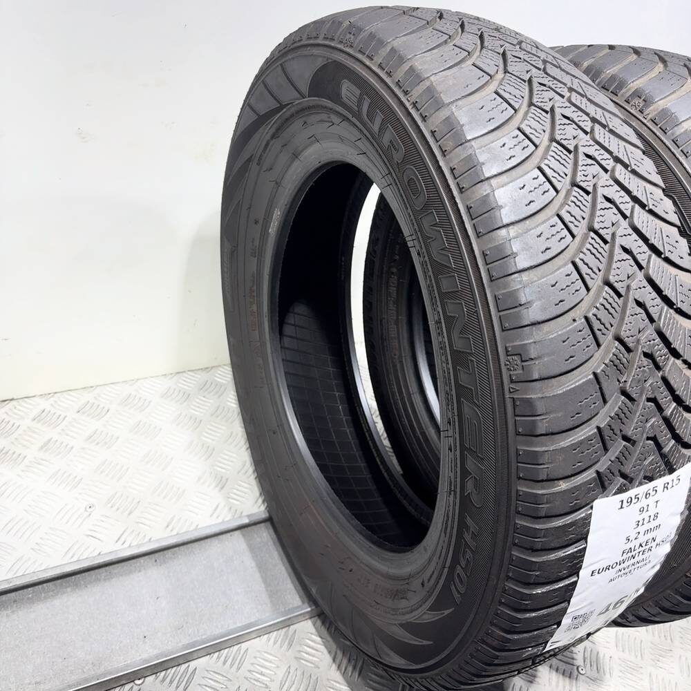Gomme Usate 195 65 R15 91T Falken Eurowinter HS01 74% Invernali - immagine 9