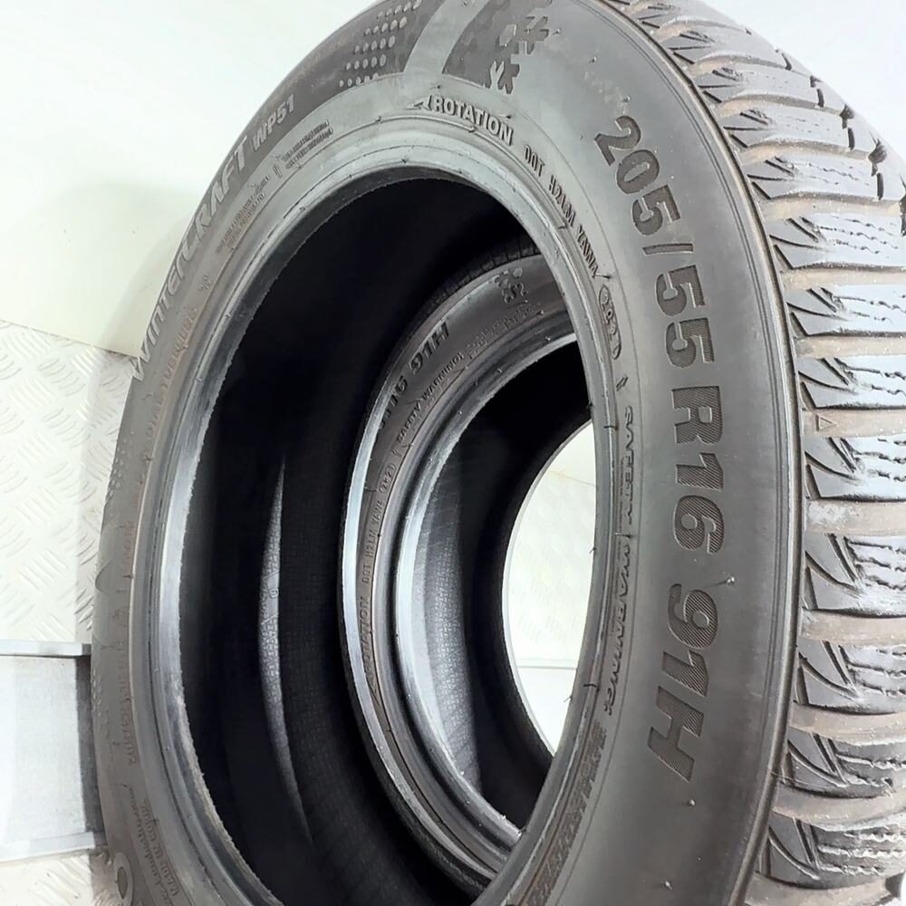 Gomme Usate 205 55 R16 91H Kumho Wintercraft WP51 86% Invernali - immagine 9