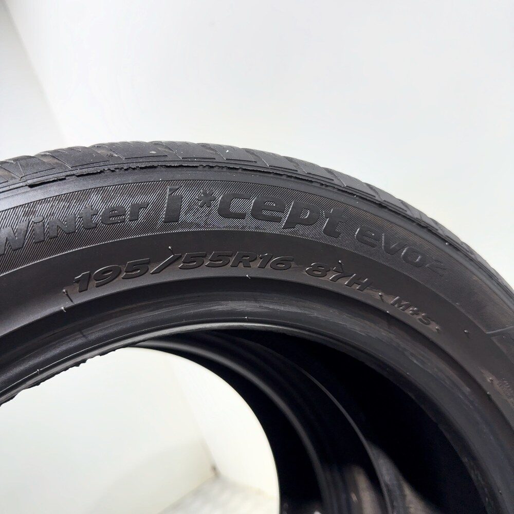 Gomme Usate 195 55 R16 87H Hankook Winter I*Cept Evo2 Invernali - immagine 10