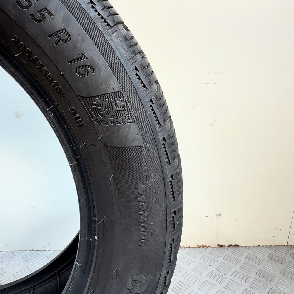 Gomma Usata 205 55 R16 91H Michelin Alpin 6 74% Invernale - immagine 10