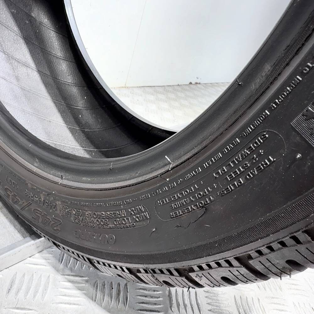 Gomma Usata 245 45 R18 100V XL Michelin Pilot Alpin PA4 Invernale - immagine 10