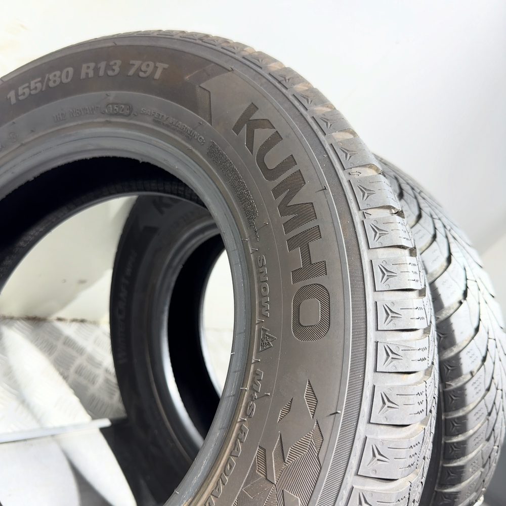 Gomme Usate 155 80 R13 79T Kumho Wintercraft WP52 86% Invernali - immagine 10