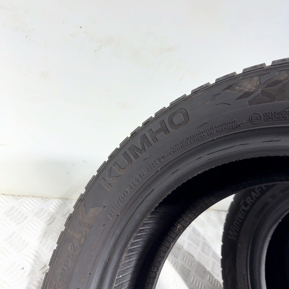 Gomme Usate 185 60 R15 88T Kumho Wintercraft WP52 91% Invernali - immagine 10