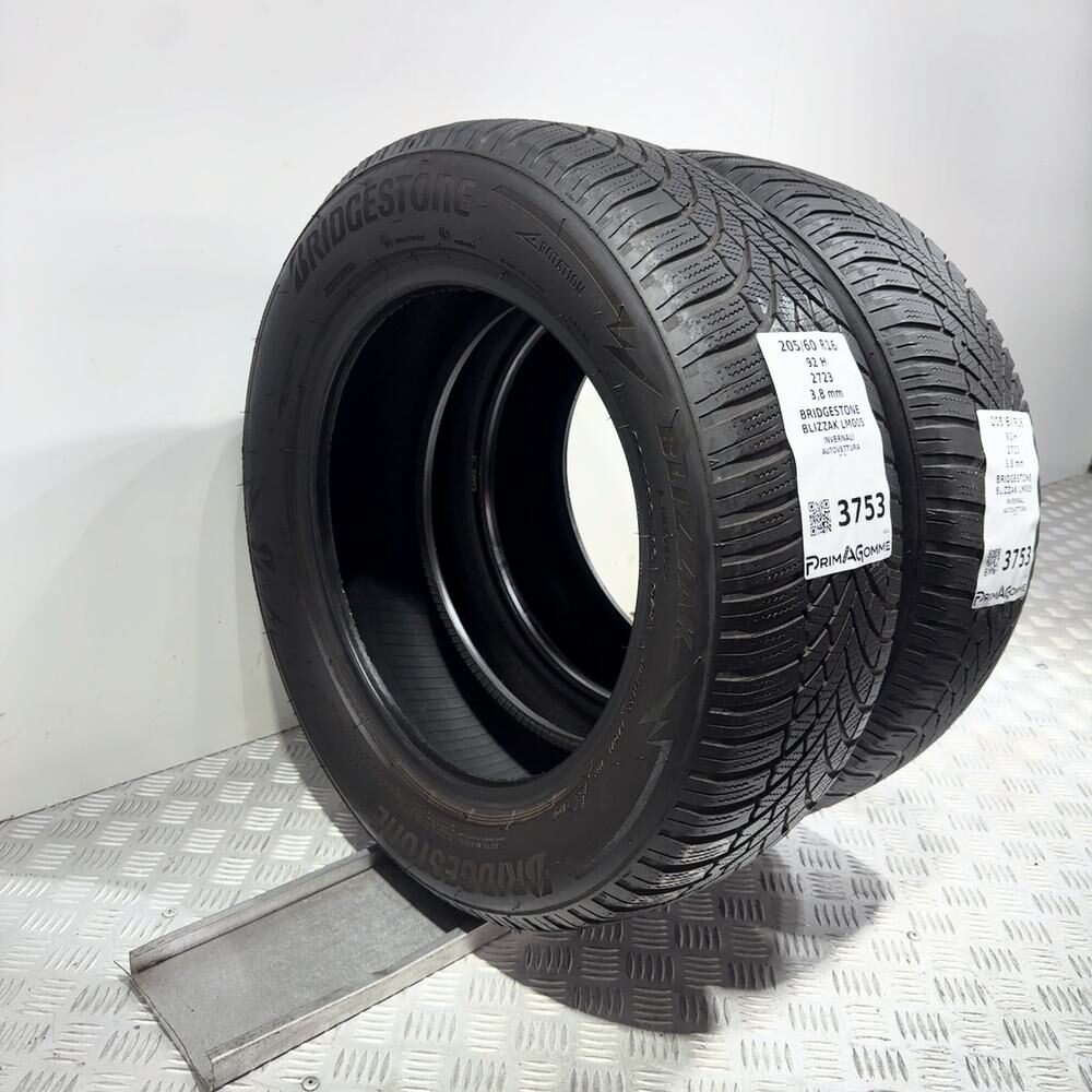 Gomme Usate 205 60 R16 92H Bridgestone Blizzak LM005 Invernali - immagine 11