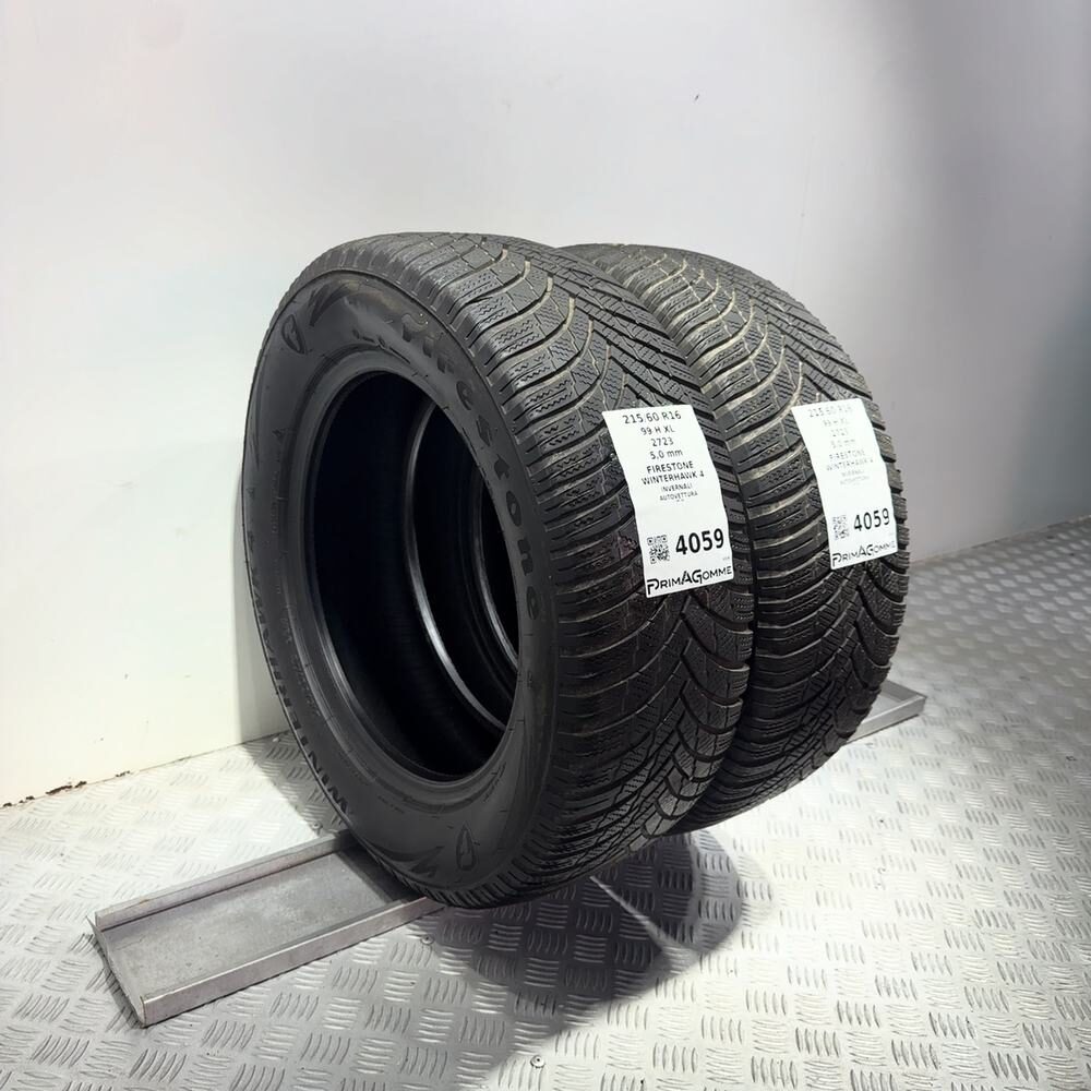 Gomme Usate 215 60 R16 99H XL Firestone Winterhawk 4 71% Invernali - immagine 11