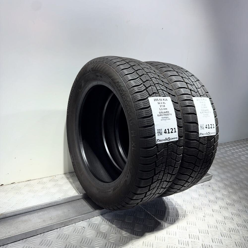 Gomme Usate 205 55 R16 94H XL Gislaved Euro Frost 6 71% Invernali - immagine 11