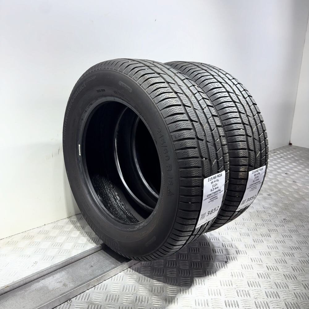 Gomme Usate 215 60 R16 99H XL Continental Contiwintercontact TS830P Invernali - immagine 11