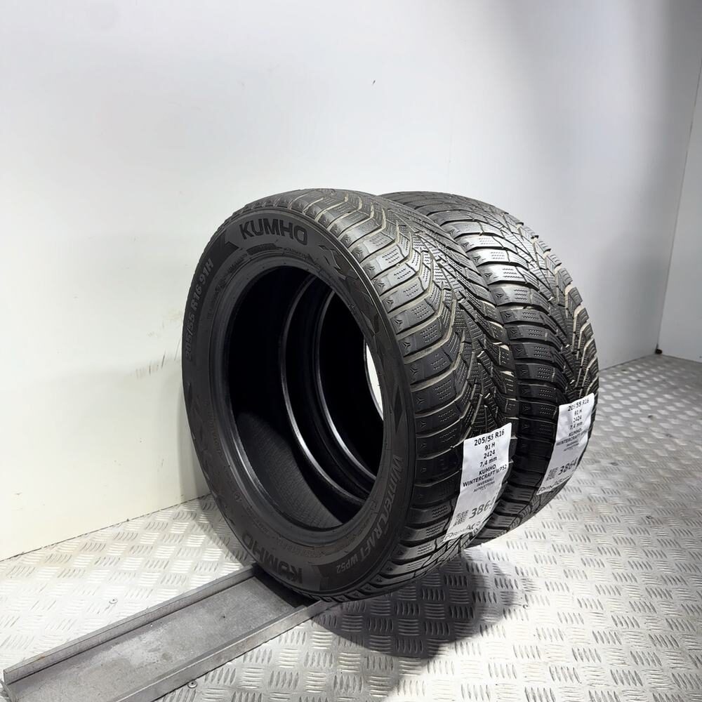 Gomme Usate 205 55 R16 91H Kumho Wintercraft WP52 98% Invernali - immagine 11