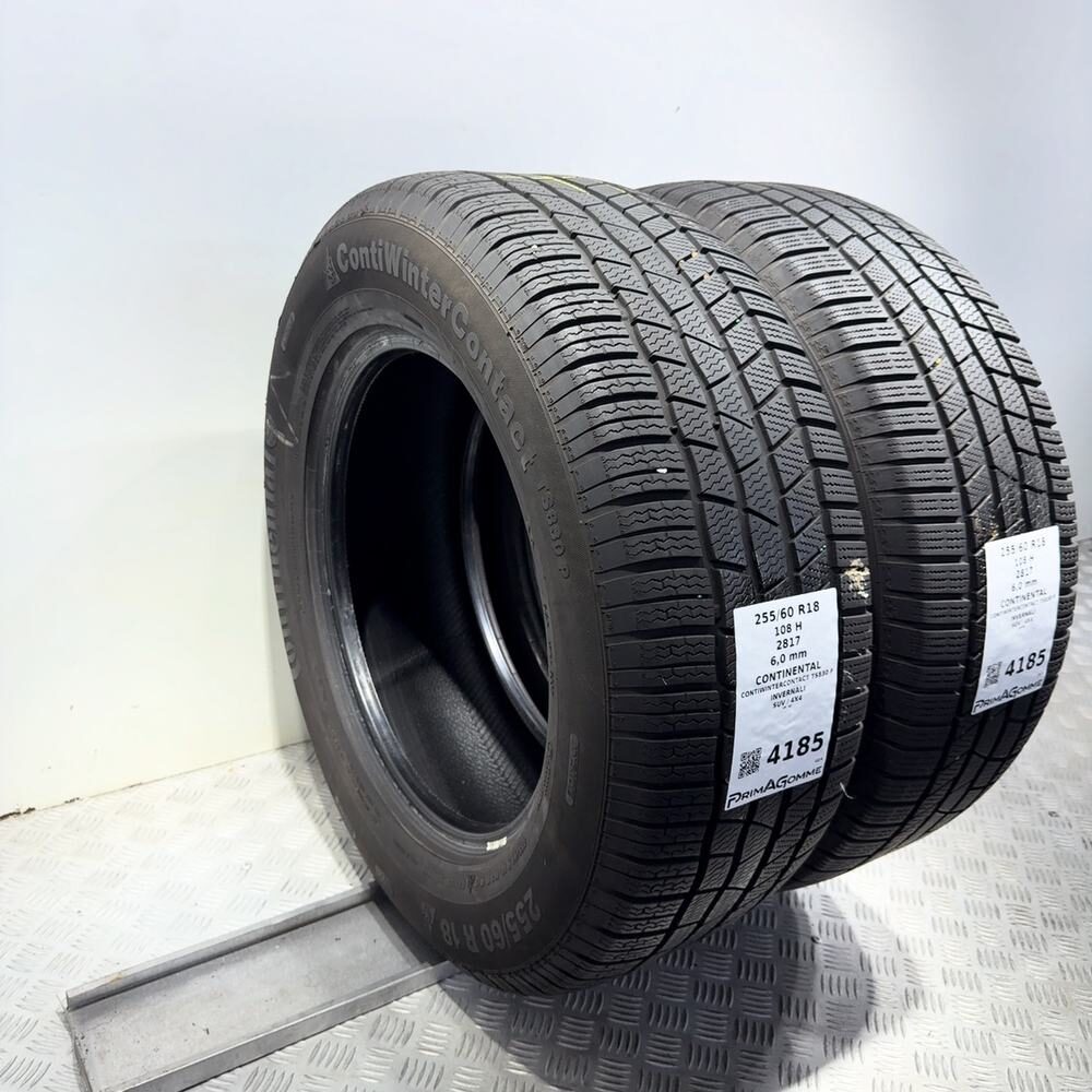 Gomme Usate 255 60 R18 108H Continental Contiwintercontact TS830 P 86% Invernali - immagine 11