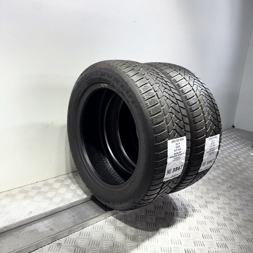 Gomme Usate 205 55 R16 91H Dunlop Winter Sport 5 93% Invernali - immagine 11