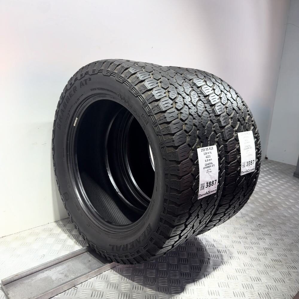 Gomme Usate 255 55 R18 XL 109H General Grabber AT3 86% Estive - immagine 11