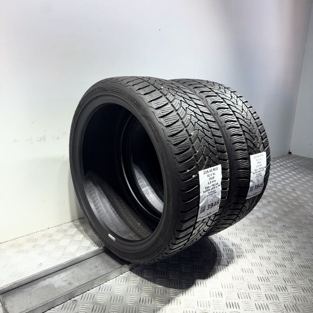 Gomme Usate 225 40 R18 92V XL Esa+ Tecar Super Grip 9 HP 83% Invernali - immagine 11
