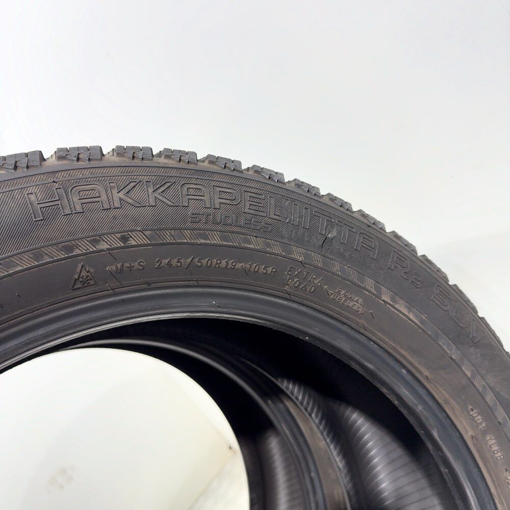 Gomme Usate 245 50 R19 XL 105R Nokian Tyres Hakkapeliitta R3 98% Invernali - immagine 11
