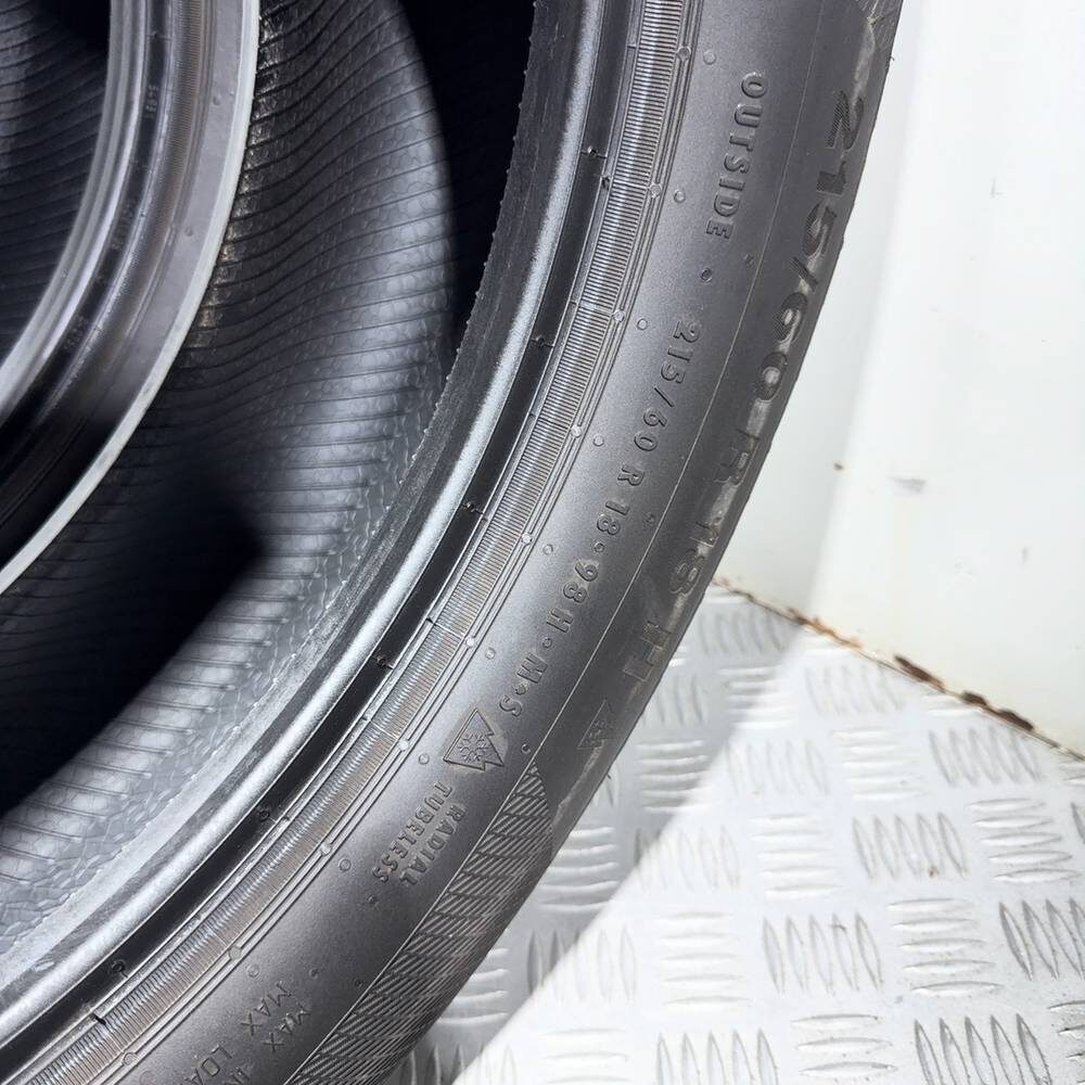 Gomme Usate 215 60 R18 98H Continental Wintercontact TS850P RunFlat Invernali - immagine 11